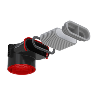 Rendering Zehnder ComfoCase CLRF Comfortable indoor ventilation Angled view