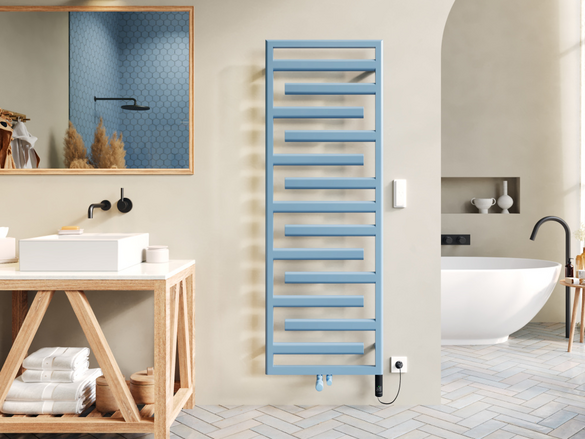 Rendering Zehnder Tetris Decorative radiator Front view