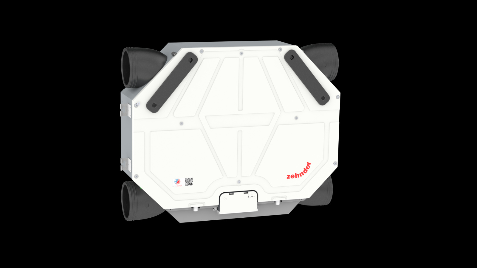 Cut-Out Zehnder ComfoAir Flex 250 Comfortable indoor ventilation 3D view