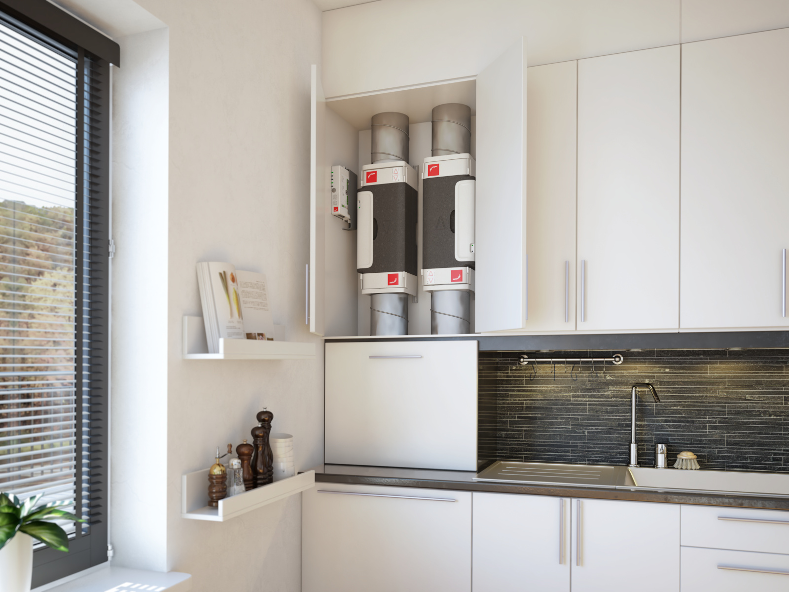 ComfoVar Aero, Milieu, Kitchen, Built-in