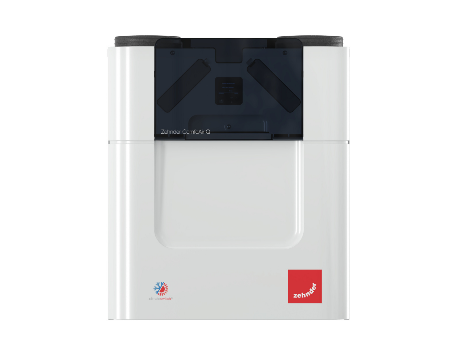 Zehnder_CSY_ComfoAirQFlatt_Cutout_Front Cut-Out Zehnder ComfoAir Q350 TR Comfortable indoor ventilation Front view