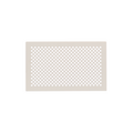 designer grille Pisa, white, wide