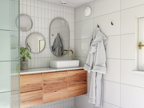 Rendering Greenwood Unity CV2.1 Comfortable indoor ventilation Angled view