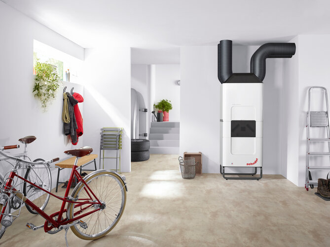 Zehnder_CSY_Milieubild-ComfoClime_24+36 Rendering Zehnder ComfoClime 36 Comfortable indoor ventilation Front view