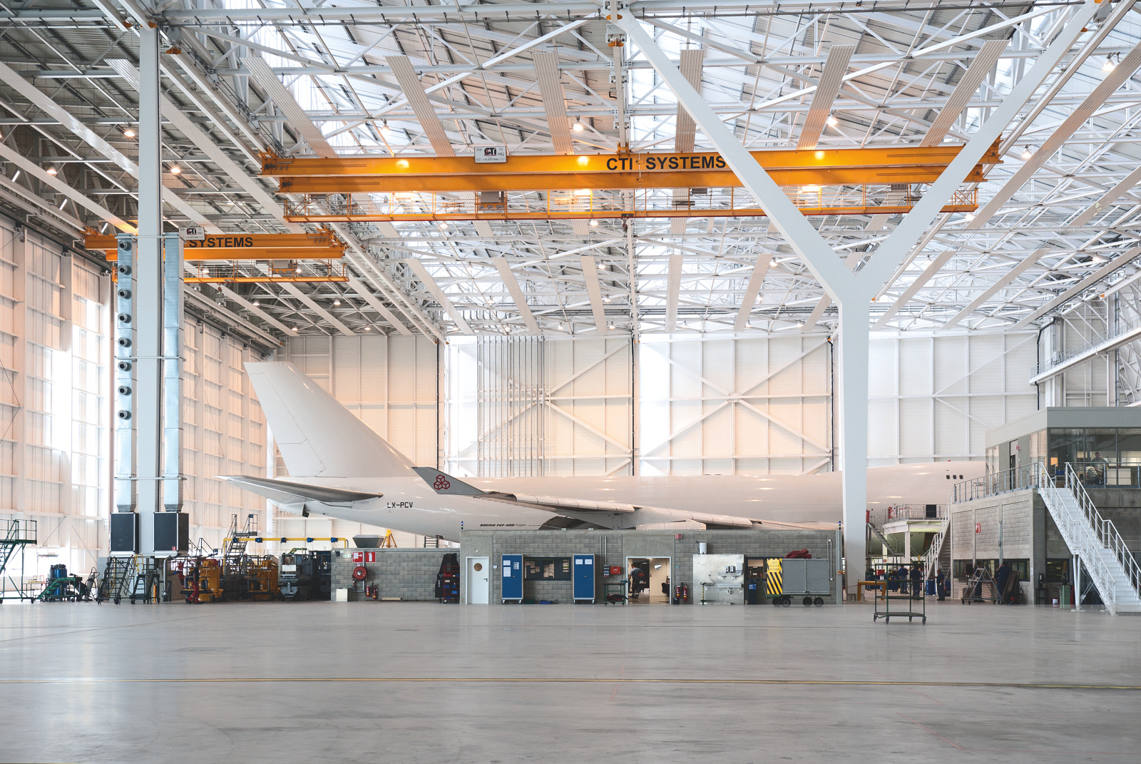 Cargolux Hangar, Cargo airline, Luxembourg, Reference