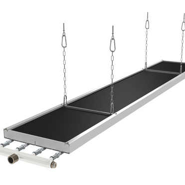 Rendering Zehnder ZIP Heating and cooling ceilings Rear view