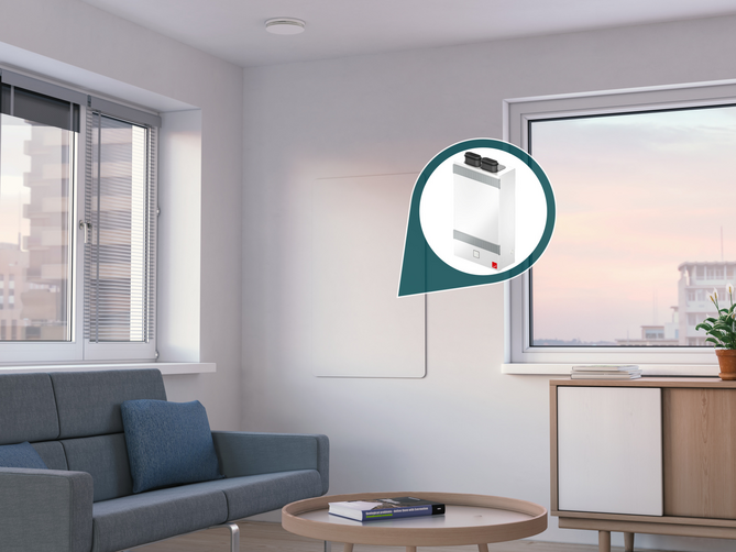 Zehnder_CSY_ComfoFit100_DesignCover_Icon_Livingroom CA Fit 100, milieu, Livingroom, Design Cover, comfo Valve Luna,