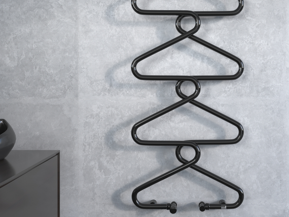 Rendering Zehnder Archibald Decorative radiator Front view